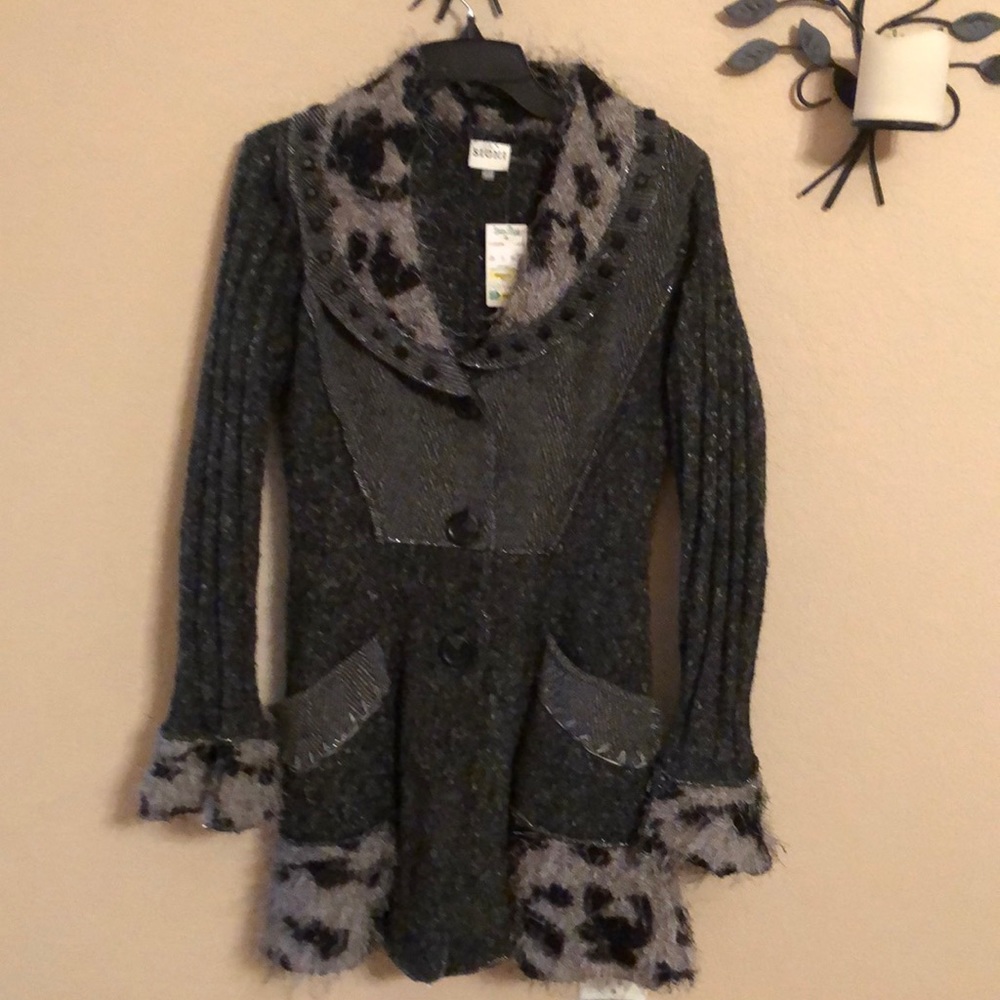 NWT long sweater. Comfy and perfect for leggings.